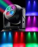 1 x RAW Customer Returns Moving Head Stage Light 36W, Double-Sided Party Light 4in1 RGBW LEDs Disco Light Remote Control DJ Light, DMX512 14 18CH, 540 X-Axis 270 Y-Axis Rotation, Solid Case, Suitable for All Occasions - RRP €92.63