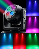 1 x RAW Customer Returns Moving Head Stage Light 36W, Double-Sided Party Light 4in1 RGBW LEDs Disco Light Remote Control DJ Light, DMX512 14 18CH, 540 X-Axis 270 Y-Axis Rotation, Solid Case, Suitable for All Occasions - RRP €92.74