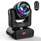 1 x RAW Customer Returns UKing 100W Moving Head Stage Light with Remote Control, 10 Patterns 8 Colors 18 High Brightness Party Lights with Prism Beam Effect for Disco Bar Wedding Festival - RRP €194.99