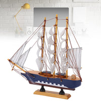 1 x RAW Customer Returns Mediterranean Style Model Ship, Wooden Ship, Wooden Ship Models, Sailboat Decoration, Mini Mayflower Ship Model, Collectible - RRP €37.04