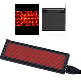 1 x RAW Customer Returns LED Name Plate, 110-240V RED LED Scrolling Sign, Name Plate Message Tag Display Board for Station, Airport, Shopping Malls, Hospitals Hotels etc - RRP €15.25