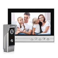 1 x RAW Customer Returns WOLILIWO video doorbell wired with camera, video door intercom with door opener, monitor 9 inch intercom intercom system for family house office apartment, night vision, 25 ringtones - RRP €24.0