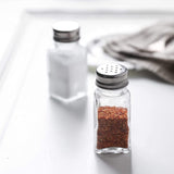 3 x RAW Customer Returns Whole Housewares Durable Premium Salt and Pepper Shaker Set - Glass Construction - Space Saving 4 x 9.3cm - Easy Refill Design - Perfect for Kitchen or Dining Table - RRP €39.3