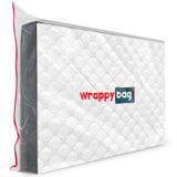 1 x RAW Customer Returns WRAPPYBAG Plastic protective cover for mattresses 5 sizes available waterproof and tear-resistant storage bag for moving, storage transport 90x200cm  - RRP €18.99