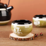 2 x Brand New Panbado Japanese stoneware tea set, includes 1 teapot 700 ml with 4 teacups 150 ml, gift for Christmas - RRP €60.48