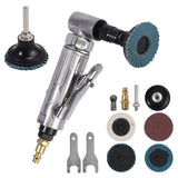 1 x RAW Customer Returns EYPINS compressed air grinder set, compressed air angle grinder, die grinder, 90 angle grinder 6.2 bar with corundum sand disc 2 inch 50 mm, 400 mesh sand disc, 80 mesh air flap - RRP €38.26