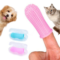 108 x Brand New BGHK Dog Toothbrush Fingerling, Toothbrush for Dogs, 360 Pets Teeth Cleaning Toothbrush, apply to cat dog dental care 2 pack silicone finger toothbrushes blue, pink , 5 2.1 2.1cm - RRP €652.32