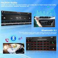 1 x RAW Customer Returns Hikity 1 Din Car Radio Bluetooth with Screen, 6.86 Touchscreen Car Radio with Wireless Apple CarPlay and Wireless Android Auto, FM Radio, USB, SWC, Mic, Rear View Camera - RRP €109.99