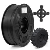 1 x RAW Customer Returns IEMAI ABS Carbon Fiber Filament 1.75 mm, 3D Printer Filament ABS, Carbon Fiber Filament 1.75 ABS Filled with 20 Carbon Fiber, ABS Filament 1.75 mm, Matte Black 1 kg Spool - RRP €36.99