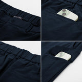 1 x Brand New PaulJones Men s Shorts Cargo Pants Men Short Summer Light Dark Blue S - RRP €31.07