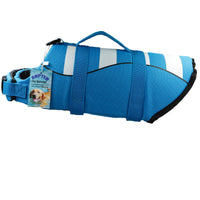 1 x Brand New Dog Life Jackets Pet Floatation Vest Pet Lifejacket Dog Safety Adjustable Swimming Vest with Handle Dog Life Jacket Blue Dog Life Jacket, L  - RRP €40.06