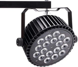 1 x RAW Customer Returns 200W Par LED Stage Lights, RGBW 18 LED Disco Lights Aluminum Housing Auto Voice DMX512 Control for Club Bar Wedding DELIBANG - RRP €79.99