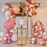 3 x RAW Customer Returns Retro Pink Balloons Garland Set, 168 Pcs Blush Balloon Retro Pink Rose Gold Confetti Latex Balloons Garland Set for Birthday Bridal Proposal Wedding Bachelorette Anniversary Decoration - RRP €30.21