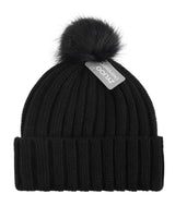 1 x RAW Customer Returns Zylioo XL XXL fleece lining winter hat with bobble, bobble knitted hat for large heads, winter warm beanie hat with pom pom skull watch cap - RRP €19.2