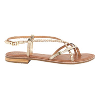 1 x RAW Customer Returns LES TROPEZIENNES PAR M. BELARBI Women s Monatres Sandal, Irise Gold, 39 EU - RRP €64.9