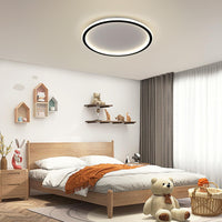 1 x RAW Customer Returns MOONSEA ceiling lamp LED ceiling light, 24W ceiling lamp black 4500K neutral white, indirect ceiling light round for bedroom children s room balcony hallway basement 31.5CM - RRP €31.75