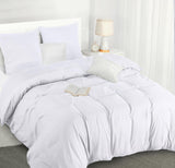 1 x RAW Customer Returns Utopia Bedding bed linen 200x200 set - microfiber duvet cover 200x200 cm 2 pillowcases 80x80 cm - white - RRP €15.99