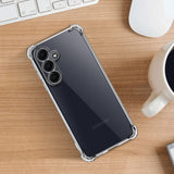 1 x RAW Customer Returns AUKASE Protective Case for Samsung Galaxy A55 5G, Compatible with Samsung A55 Case, Mobile Phone Case Made of Transparent Silicone, TPU, Soft Bumper with Reinforced Corners , Shockproof - RRP €21.6