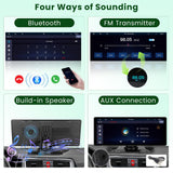 1 x RAW Customer Returns Hikity Car Radio Apple CarPlay with Screen 10.26 Inch Touch Display Android Car Radio with Bluetooth Handsfree Support AUX TF FM Rear View Camera - RRP €114.0