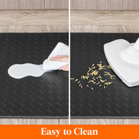 2 x Brand New Lifewit Kitchen Rugs Soft and Padded Anti-Fatigue Mats for Kitchen Floor Sink Area, Waterproof, Anti-Slip and Resistant, Set of Mats for Home and Office, Set of 2, Black - RRP €45.6