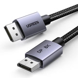 1 x RAW Customer Returns UGREEN 8K Displayport Cable 1.4 8K 60Hz 4K 240Hz, VESA Certified, Aluminum DP Cable 32.4Gbps Compatible with HDR, FreeSync, G-Sync, DSC 1.2, HDCP 2.2 for PC, HDTV, Monitor, Graphics Card 3M  - RRP €19.25