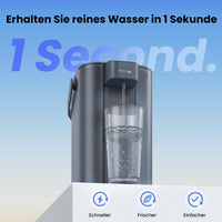 1 x RAW Customer Returns Waterdrop Instant Eletric Water Filter Jug, 3.5L 3 Months Water Filter Outdoor Drinking Water System, Reduces Limescale, Chlorine, Lead, Mercury, PFAS, PFOA PFOS, Blue with 1,757 Liter Filter  - RRP €50.41