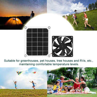 1 x RAW Customer Returns 120mm Fan, Exhaust Fan, Solar Powered Exhaust Fan, 6V 10W, Mini Solar Panel Power Fan, for Home Attic, Greenhouse, Chicken House - RRP €26.29