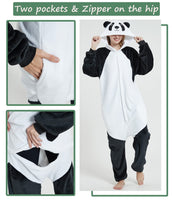 1 x RAW Customer Returns chuangminghangqi Unisex Animal Pajamas Women s Animal Costumes Onesie Adult Flannel Overall Jumpsuit Costume Party Outfit Theme Party Pajamas Carnival Costumes Party Outfit Gift for Women White, L  - RRP €24.1