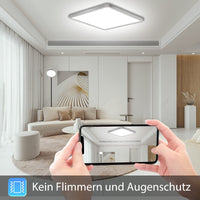 1 x RAW Customer Returns SUNZOS ceiling lamp LED ceiling light dimmable 36W, 3000K 4500K 6500K 30cm ceiling lamp LED panel dimmable for lamp living room, bedroom, kitchen lamp, dining room, bathroom, LED lamps ceiling lamps - RRP €34.99