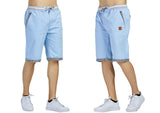 1 x RAW Customer Returns HCSS Shorts Men s Bermuda Shorts Men s Summer Chino Shorts Cotton Elastic with Drawstring Sky Blue-XXL  - RRP €33.71