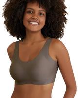 45 x Brand New Niidor Women s Seamless Wireless Bra Soft and Comfortable Daily Bras Sleep Bras Leisure Bras Yoga Bra-Coffee Grey-L - RRP €1214.55