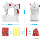 1 x RAW Customer Returns KPCB sewing machine children with DIY bag material for Christmas - RRP €40.33