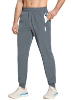 1 x RAW Customer Returns BAYGE Men s Jogging Bottoms Running Trousers Quick Drying Waterproof Breathable Lightweight Sports Trousers Hiking Trousers Training Trousers Outdoor Running Track Trousers with Zip Pockets Gray S - RRP €19.66