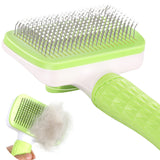 1 x RAW Customer Returns Garstor dog brush, cat brush, dog brush for long hair, hair remover pet brush for long hair and short hair, dog brushes undercoat, self-cleaning fur brush, removes mat hair - RRP €12.99