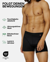 1 x RAW Customer Returns DANISH ENDURANCE Sports Trunks 6 Pack XXL Black 6-Pack - RRP €79.25