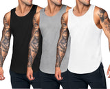 1 x RAW Customer Returns COOFANDY Men s Tank Top Summer Regular Fit Gym Bodybuilding Sleeveless Tank Tops Sport for Training PAT1 XXL - RRP €29.99