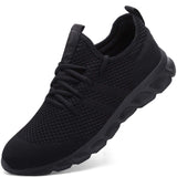 1 x RAW Customer Returns Damyuan men s running shoes, trainers, sports shoes, running trainers, leisure street running shoes, fashion, lightweight, breathable walking shoes, outdoor fitness, jogging sports shoes, black, 43 EU - RRP €26.09