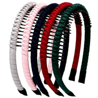 5 x Brand New LONEEDY 5Pcs Multicolor Non-Slip Headbands for Women Girls, Hold Hair Back, Stay Flexible with Teeth for Washing Face Makeup Mixed Color 02  - RRP €84.0