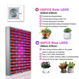 1 x RAW Customer Returns ONECORN Plant Lamp LED Grow Light 45W Plant Light with Switch 225 LEDs Red Blue Light Grow Lamp Full Spectrum Plant Light for Indoor Plants and Flowers - RRP €25.2