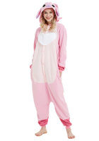 1 x RAW Customer Returns Stitch Onesie Relaxo Costume Jumpsuit Animal Relax Costume Women Men Pajamas Carnival Halloween Pajamas Cosplay Adult Carnival One-Piece Pink M - RRP €29.0