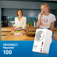 1 x RAW Customer Returns AVM FRITZ DECT Repeater 100 Increases DECT range German version - RRP €94.61