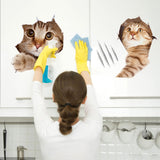 3 x Brand New 3D Cat Car Sticker Decals 3D Car Cat Decal Car Decals Car Stickers for Car Car Decoration Wall Stickers 3d Wall Stickers Kids Wall Stickers Animals - RRP €57.6