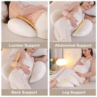 1 x RAW Customer Returns Pregnancy Pillow for Sleeping, Nursing and Pregnancy Pillow, 2024 NEW Adjustable Full Body Comfort Pillow, Maternity and Support Pillow, Removable and Washable Cover Diamond  - RRP €26.72