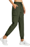 1 x RAW Customer Returns Libin Women s Trekking Pants Lightweight Quick Dry Cargo Jogger Sports Hiking Safari Casual Waterproof Outdoor Trousers, Army Green M - RRP €37.26