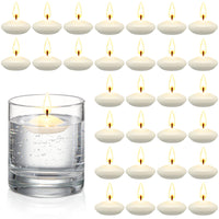 1 x RAW Customer Returns 30pcs Unscented Floating Candles for Centerpieces Floating Warm Tealights Candles Floating Candles for Wedding Pool SPA Valentine s Day Bathtub Dinner Christmas Decoration White  - RRP €19.67