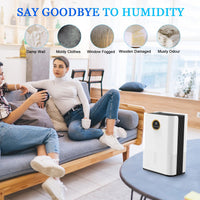 1 x RAW Customer Returns Dehumidifier Electric 1000ML Room Dehumidifier Electric Colorful LED Light Ultra Quiet Dehumidifier Electric for Home Bedroom - RRP €70.81