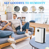 1 x RAW Customer Returns Dehumidifier Electric 1000ML Room Dehumidifier Electric Colorful LED Light Ultra Quiet Dehumidifier Electric for Home Bedroom - RRP €70.81