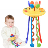 1 x RAW Customer Returns Kiztoys Montessori toys from 1 year, hanging baby toy - motor skills and sensory toys for babies, toys from 18 months - learning fun for boys and girls aged 1, 2, 3 years - RRP €10.07