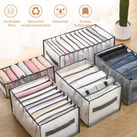 9 x Brand New 5 Piece Clothing Storage, Drawer Organizer, Jeans Divider Storage, for Bra, Socks, Scarf Drawer Separators - RRP €225.81