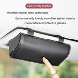 1 x RAW Customer Returns BAYINBROOK Car Glasses Holder for Car Sun Visor Glasses Case Car, Sunglasses Case Car Sunglasses Holder Car Sunglasses Holder Glasses Storage Box for Car Sun Visor Black  - RRP €18.99